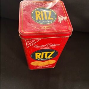 Vintage Ritz Crackers Limited Edition Red Tin